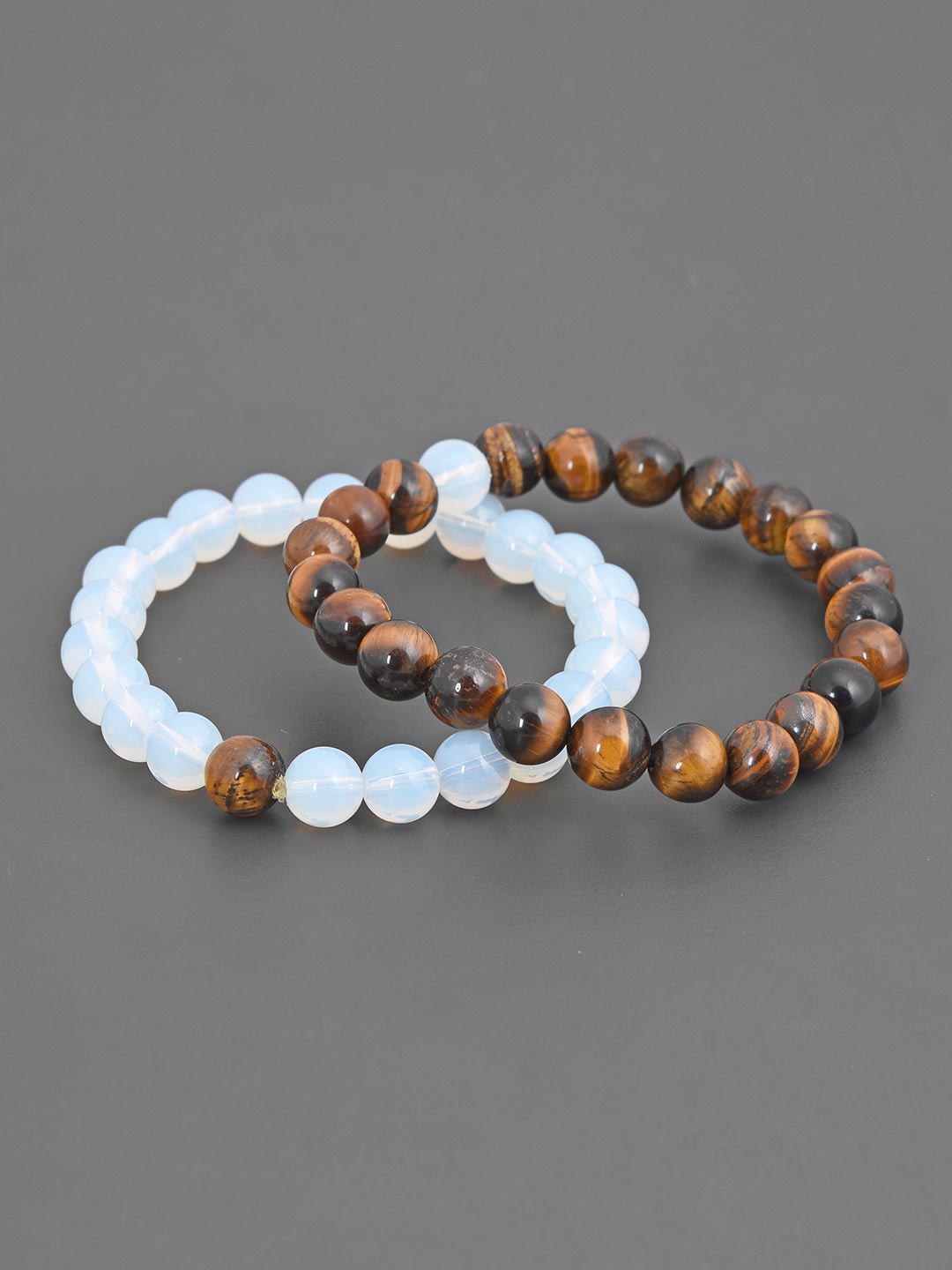 

Tistabene Brown & White Couple Bracelets