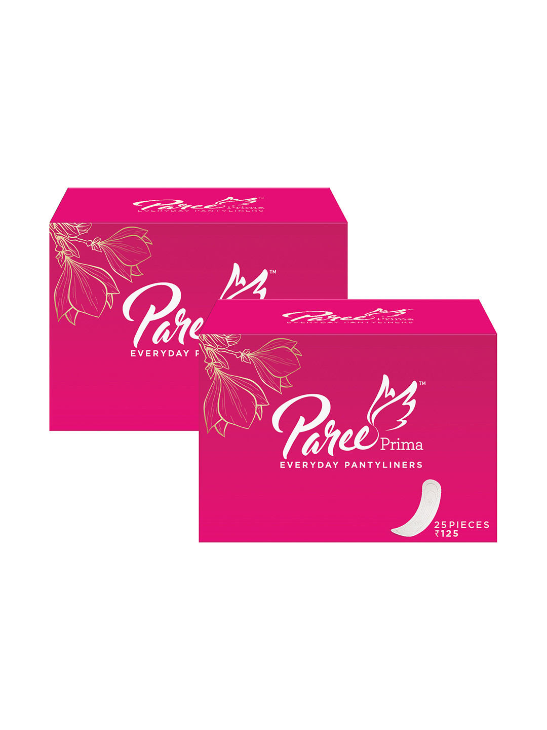 

Paree Set of 50 Everyday Pantyliners, Pink