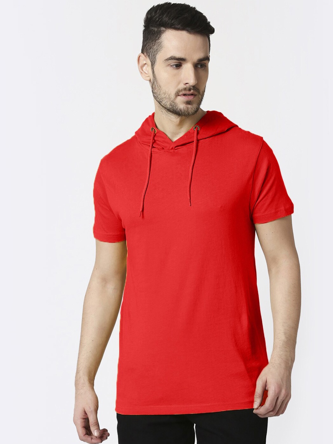 

Bewakoof Men Solid Red T-shirt