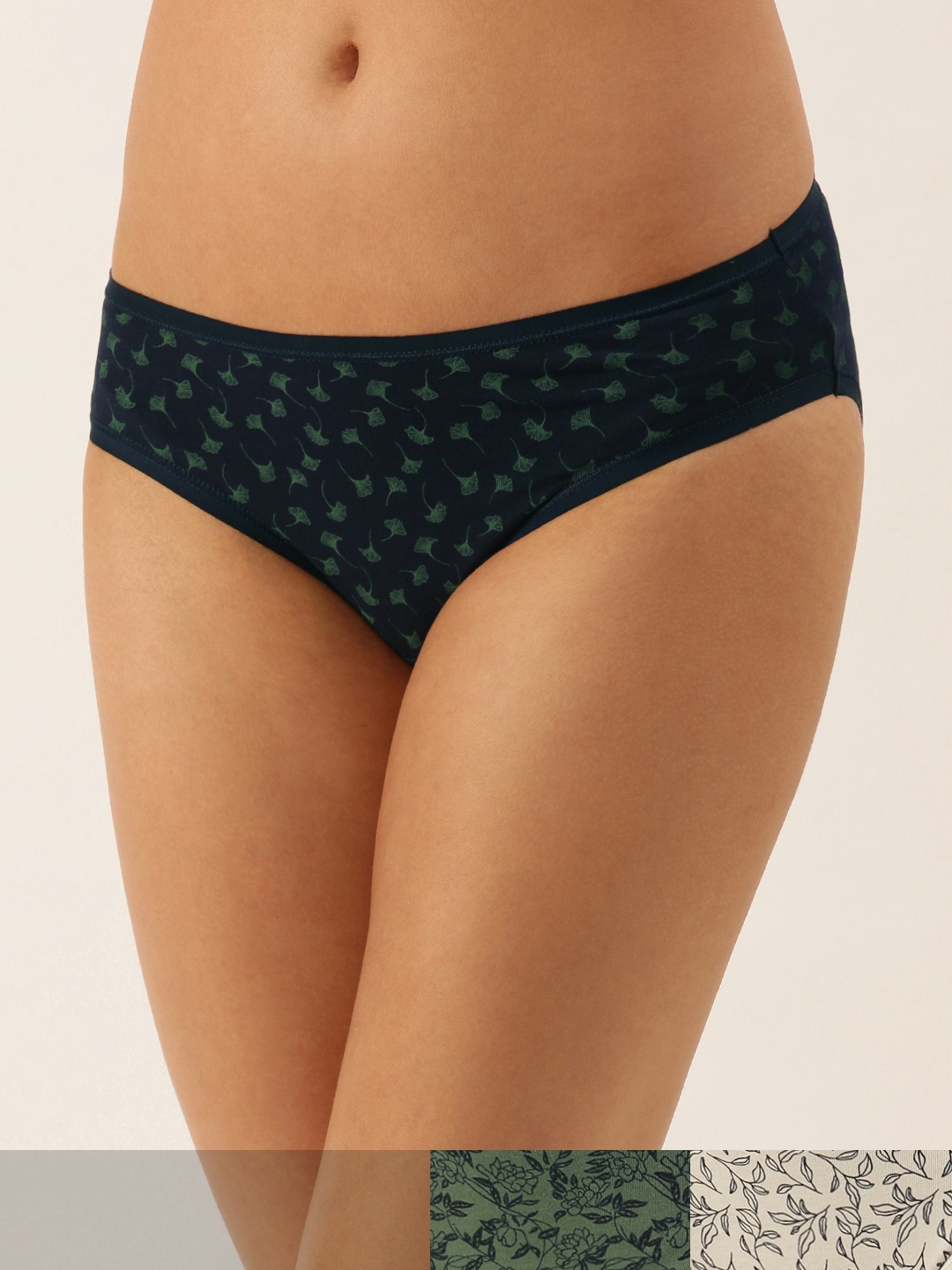

Amante Women Printed Pack of 3 Low Rise Bikini Brief - PPK33102, Assorted