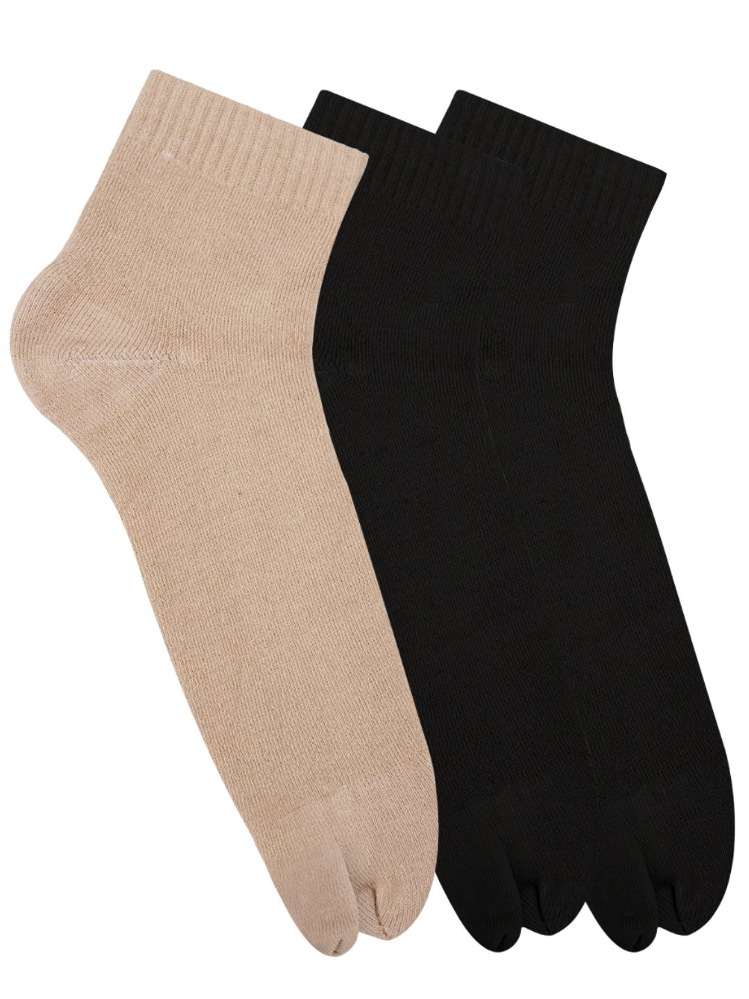 

N2S NEXT2SKIN Women Pack Of 3 Assorted Combed Cotton Ankle-Length Socks