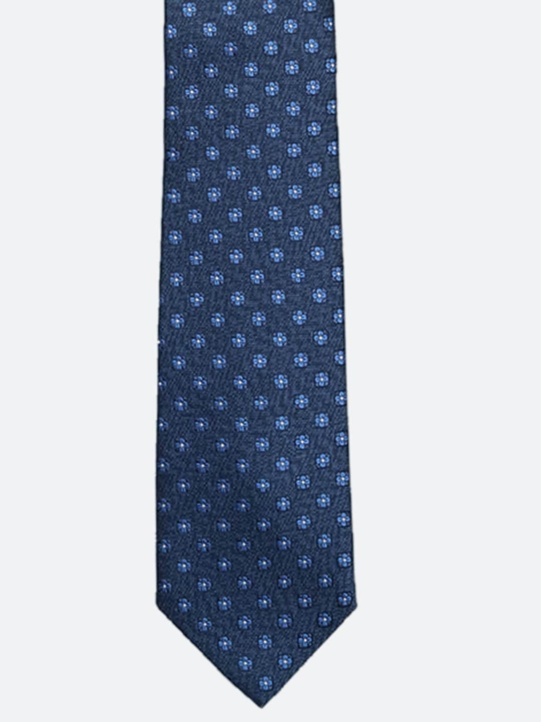 

Tossido Men Blue Woven Design Broad Tie