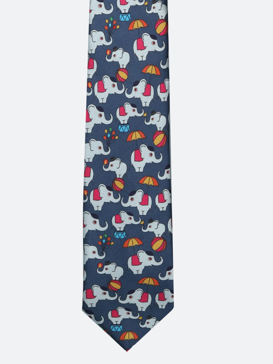 

Tossido Men Blue & Pink Printed Slim Tie