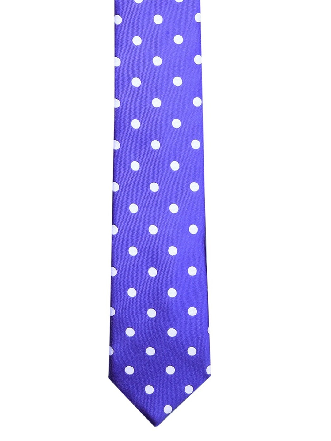 

Tossido Men Purple & White Printed Skinny Tie
