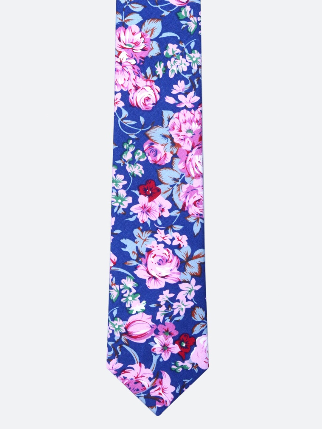 

Tossido Men Blue & Pink Printed Broad Tie