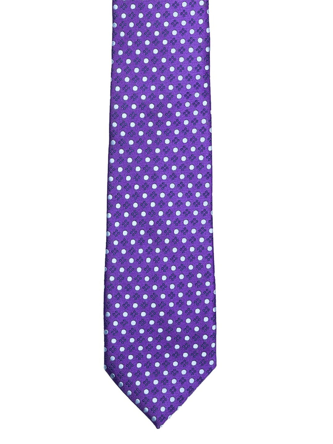 

Tossido Men Purple Woven Design Skinny Tie
