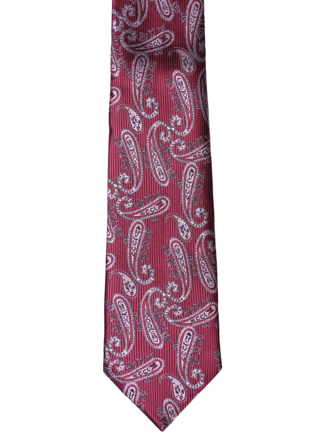 

Tossido Men Maroon Woven Design Broad Tie