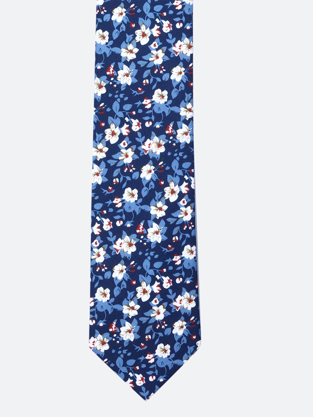 

Tossido Men Blue & White Printed Broad Tie