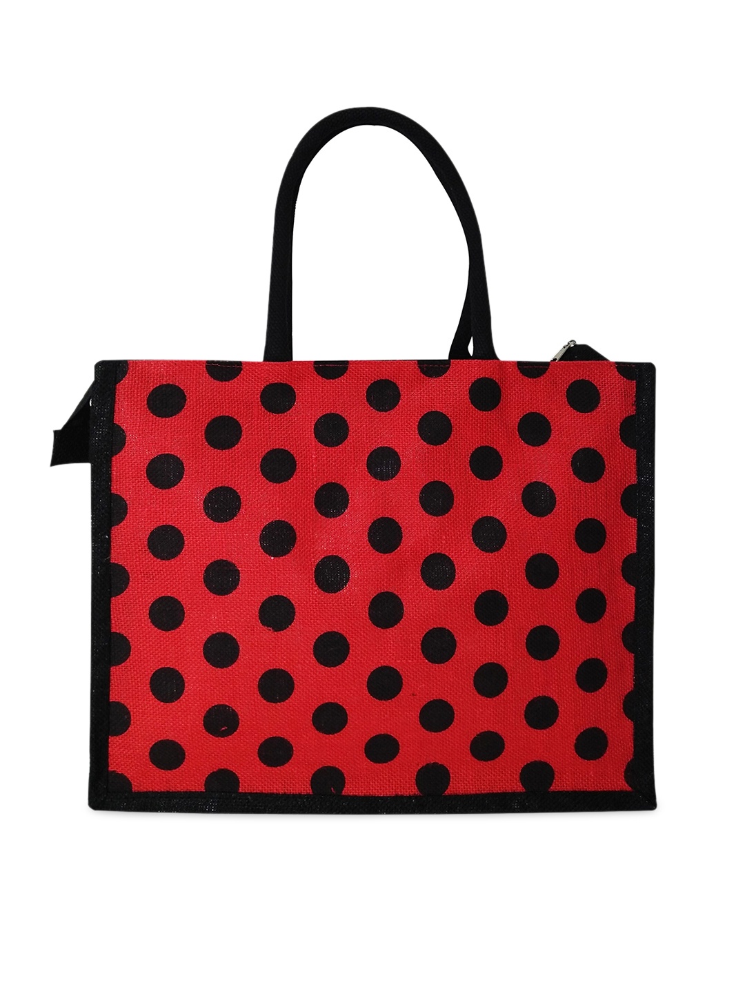 

earthbags Red Geometric Printed Shopper Tote Bag
