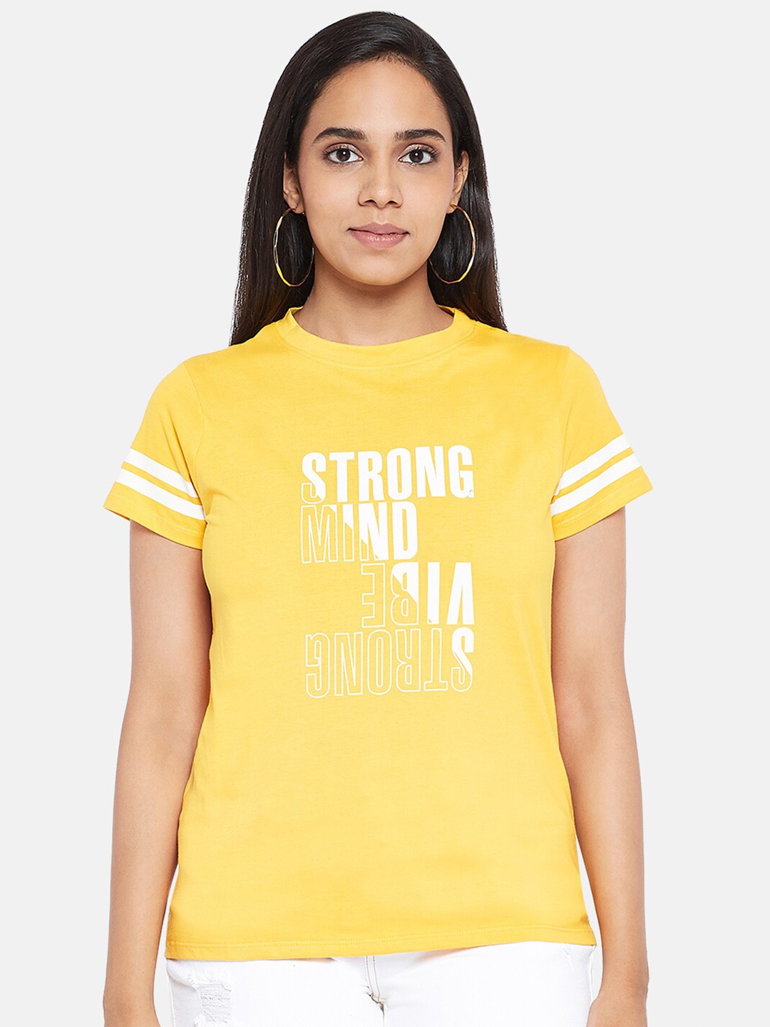 

People Mustard Yellow Regular Top