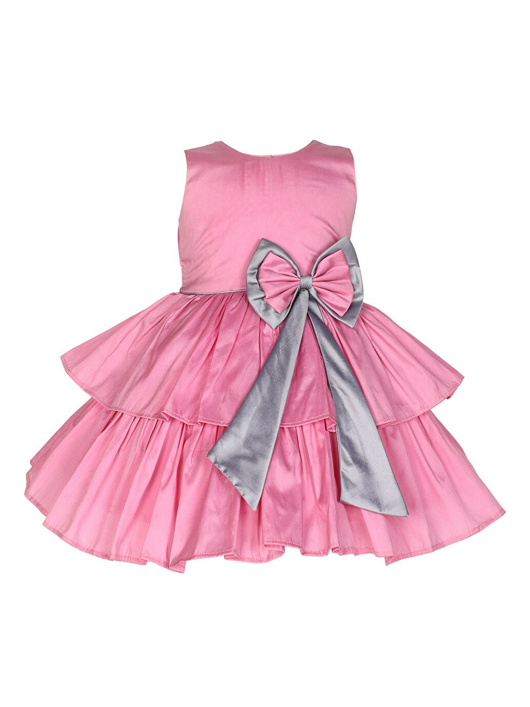 

The Magic Wand Pink Satin Dress