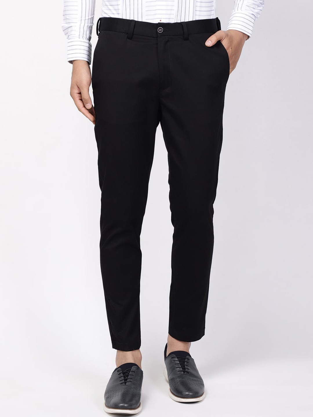 

Blackberrys Men Black Arise Regular Fit Trousers