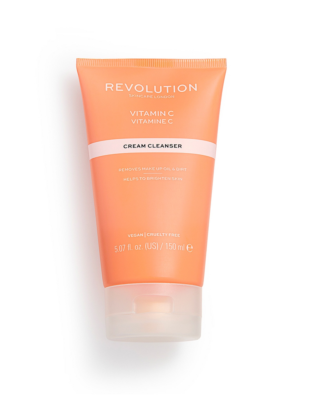 

Makeup Revolution London Vitamin C Cream Cleanser 150 ml, Orange