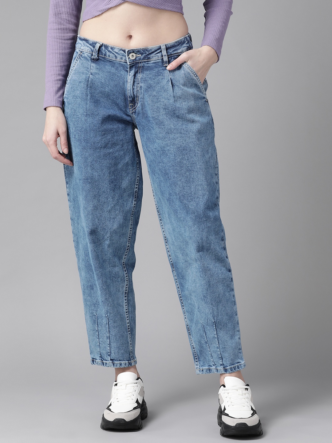 

Roadster Women Blue Slouchy Fit Stretchable Jeans
