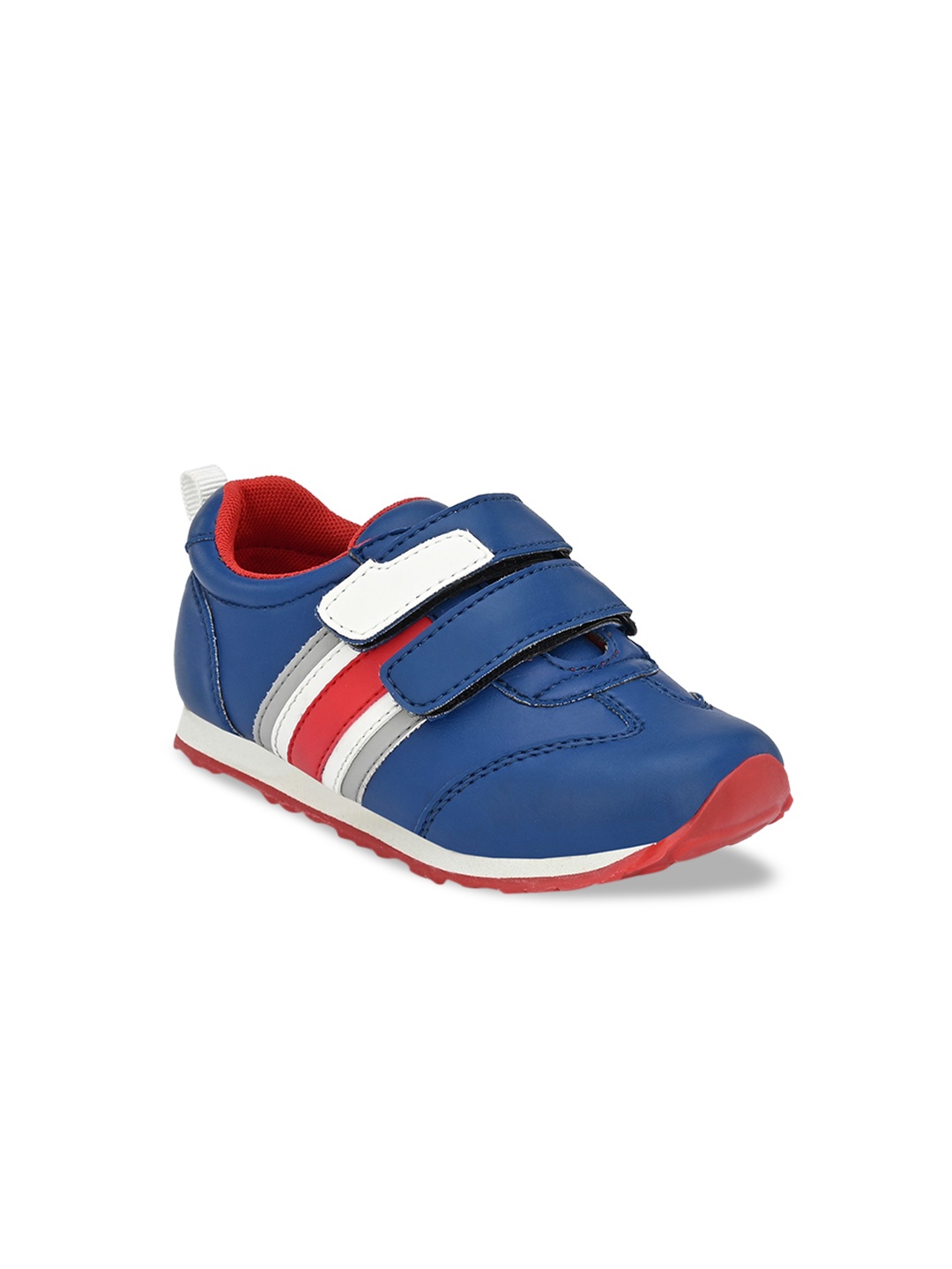 

TUSKEY Boys Blue Striped PU Sneakers