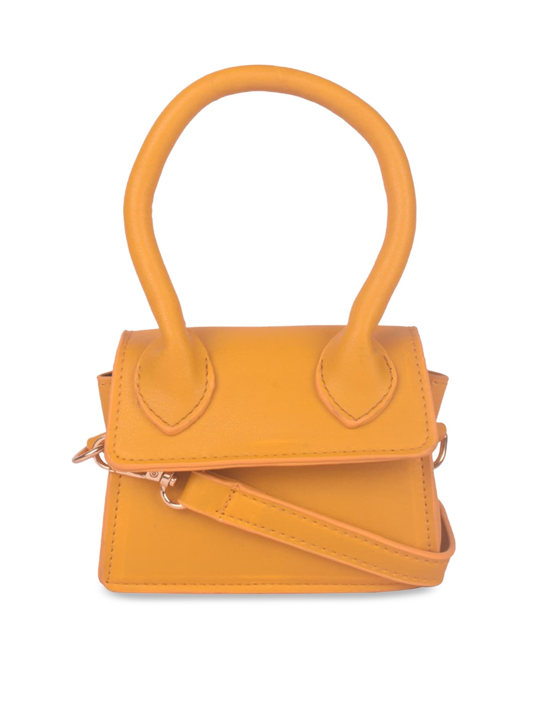 

Bagkok Yellow PU Structured Mini Satchel