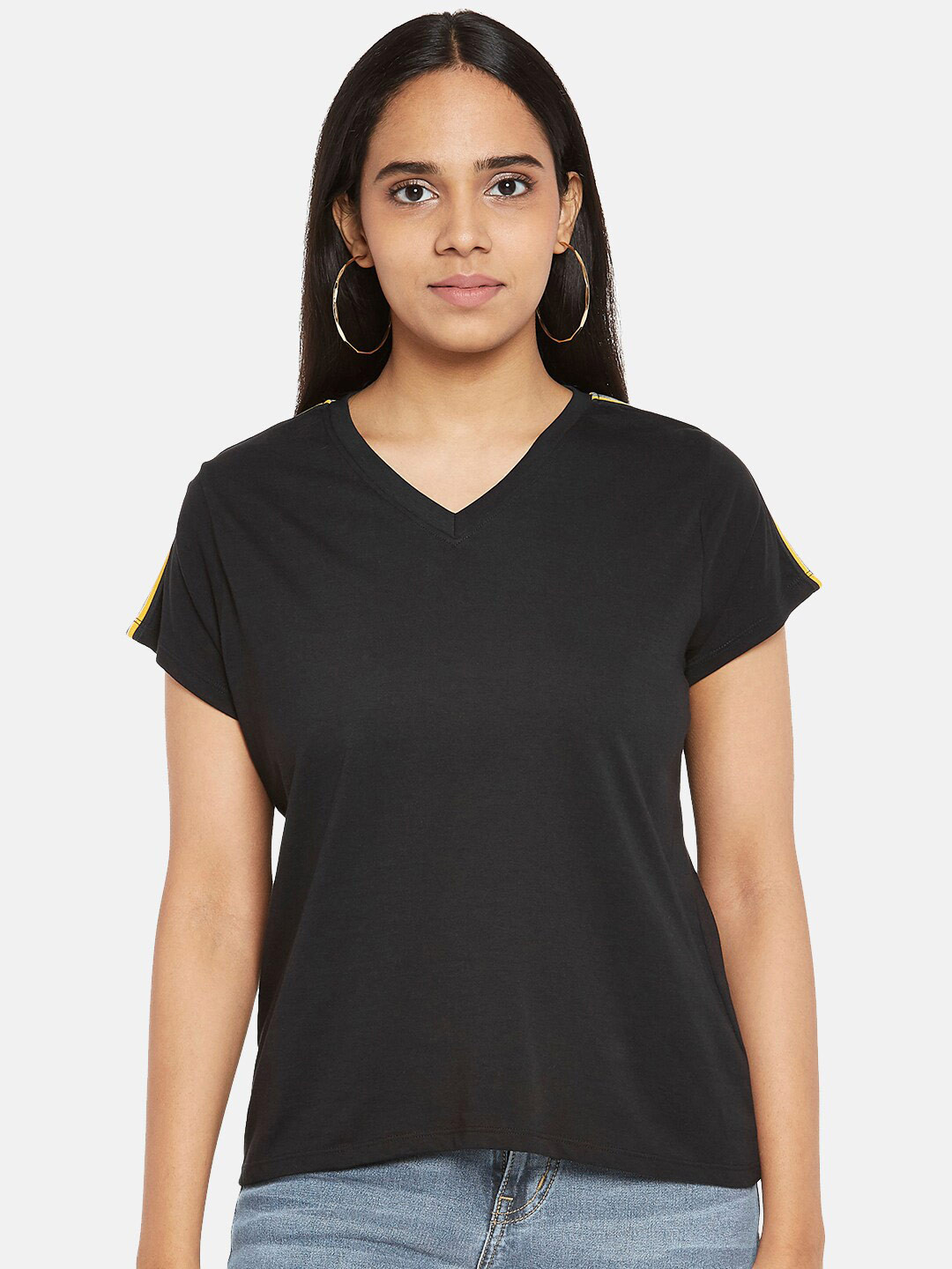 

People Women Black Regular Top
