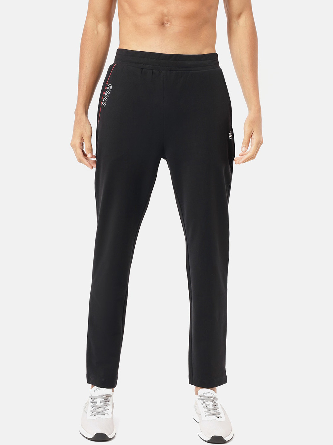 

Cultsport Men Black Solid Supersoft Track Pants