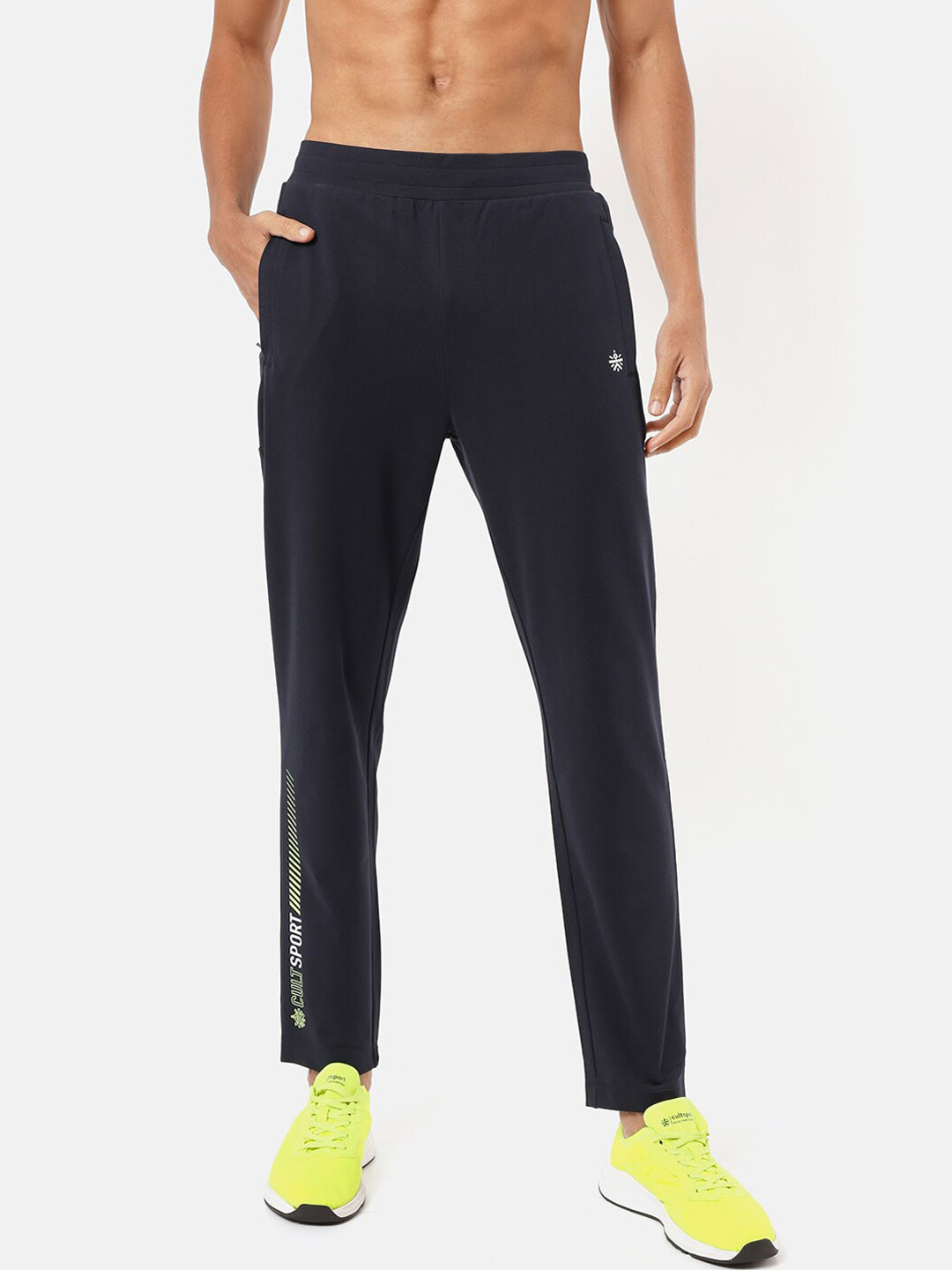 

Cultsport Men Navy Blue Solid Supersoft Track Pants
