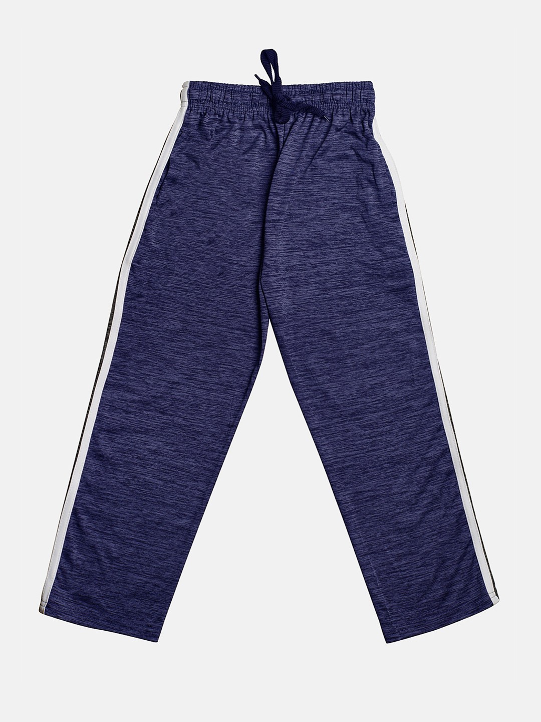 

TINY HUG Boys Navy Blue Solid Straight-Fit Track Pants