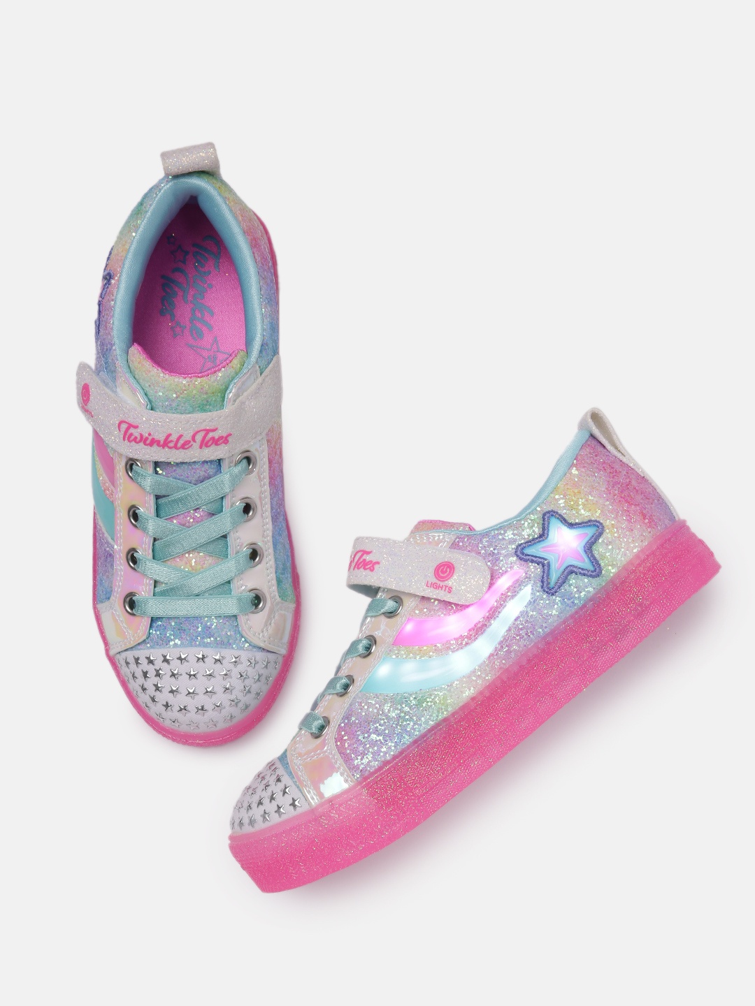 

Skechers Girls Multicoloured Printed SHUFFLE BRIGHTS-SHOOTING STAR Sneakers, Multi