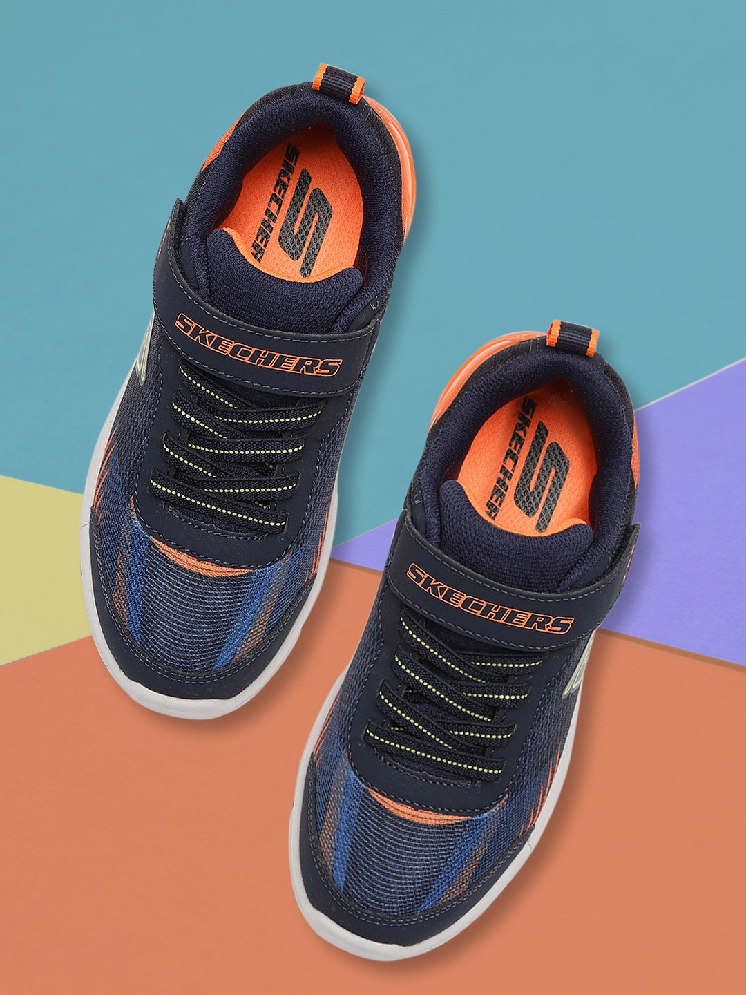 

Skechers Boys Blue Textured Slip-On Sneakers
