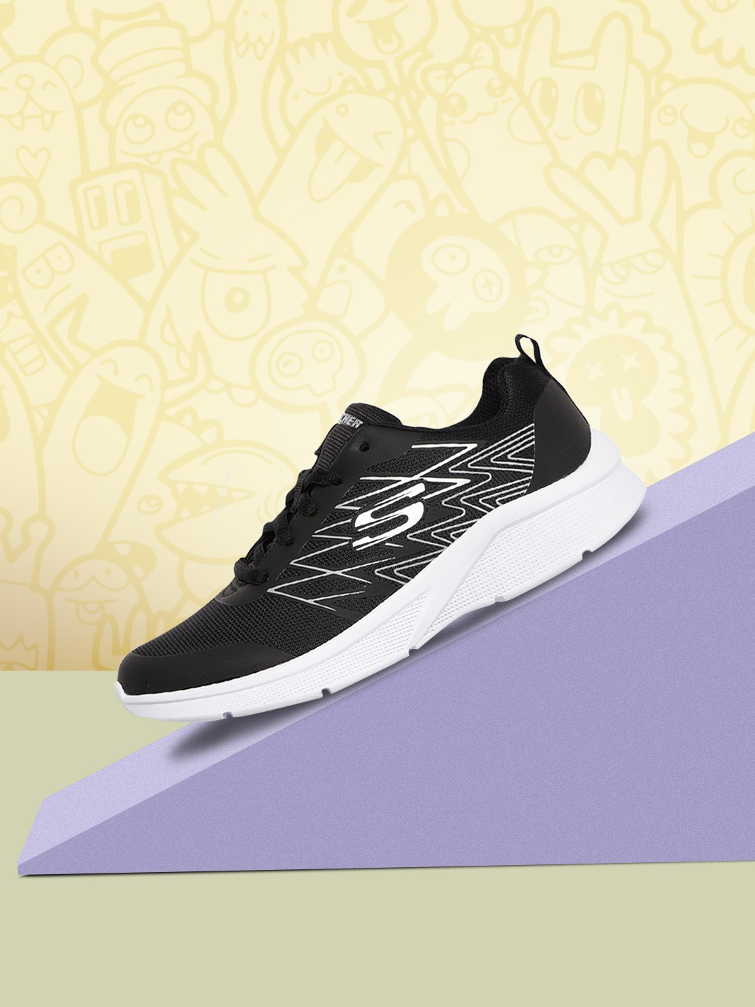 

Skechers Boys Black Solid Microspec Quick Sprint Sneakers