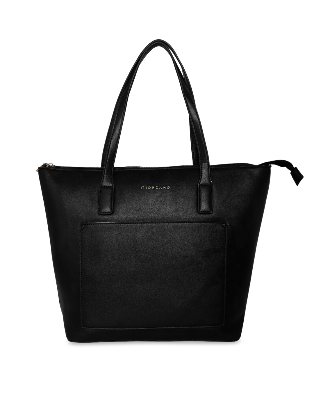 

GIORDANO Black PU Structured Shoulder Bag