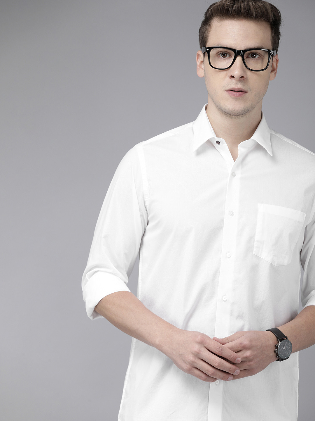 

Arrow New York Men White Slim Fit Casual Shirt