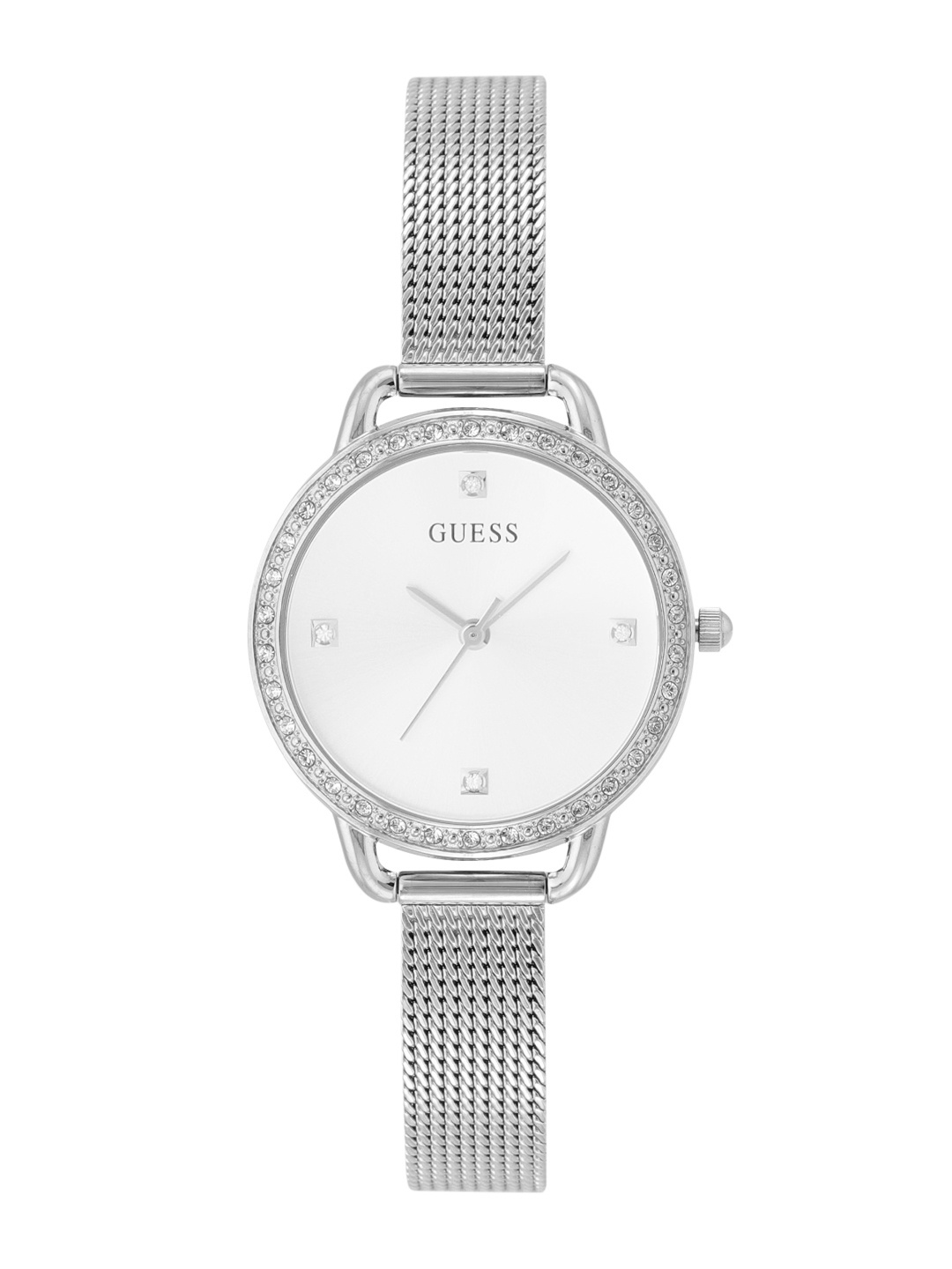 

GUESS Women Silver-Toned Analogue Watch GW0287L1
