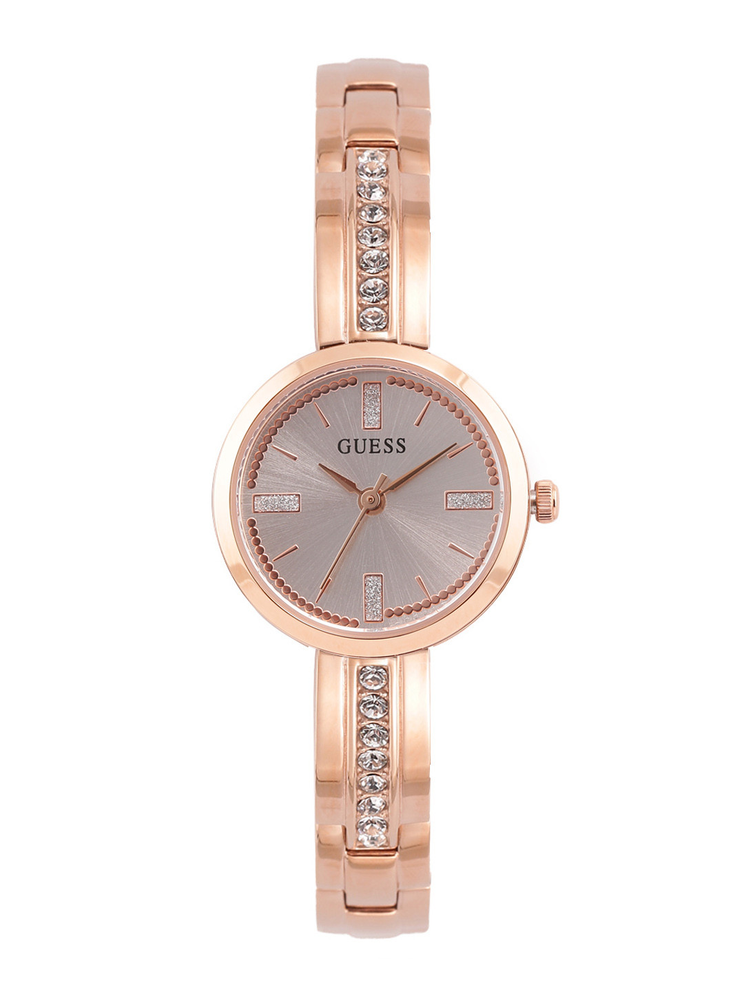 

GUESS Women Silver-Toned Embellished Analogue Watch GW0288L3