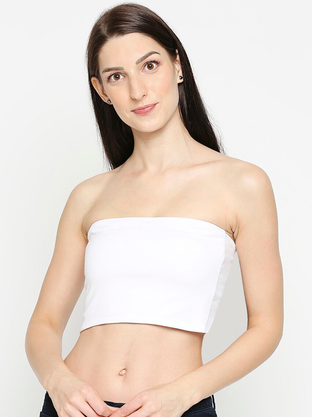 

inocenCia Women White Solid Tube Camisole
