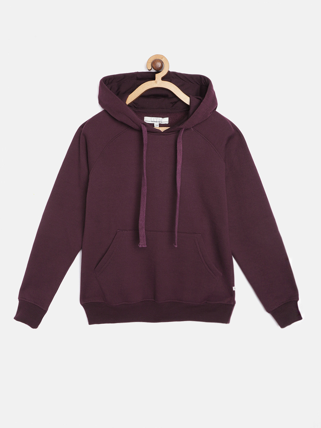 

UTH by Roadster Girls Burgundy Solid Hooded Sweatshirt