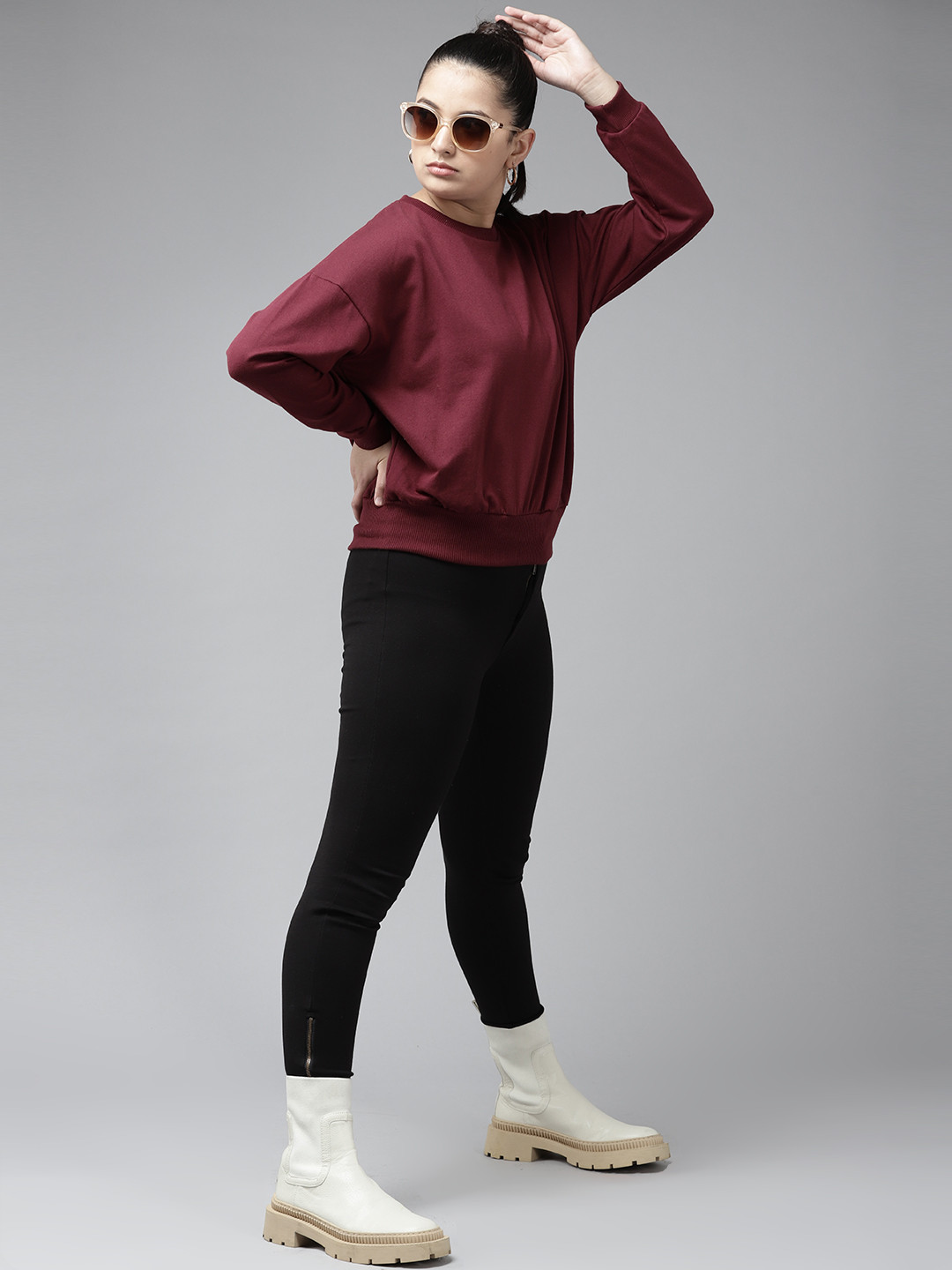 

UTH by Roadster Girls Burgundy Sweatshirt