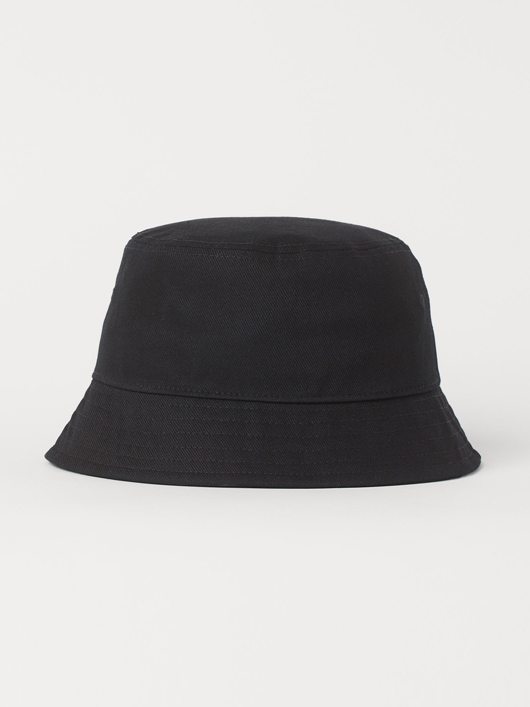 

H&M Mens Black Cotton twill bucket hat