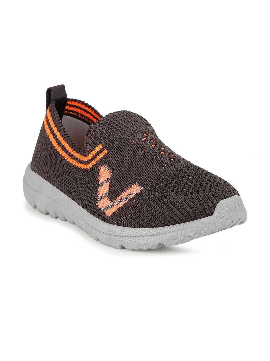 

Campus Unisex Kids Brown & Grey Slip On Running Shoes