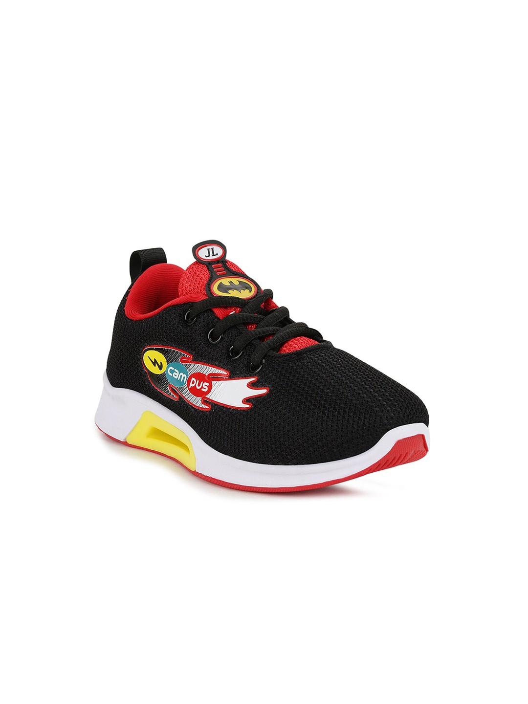 

Campus Unisex Kids Black Mesh Running Shoes