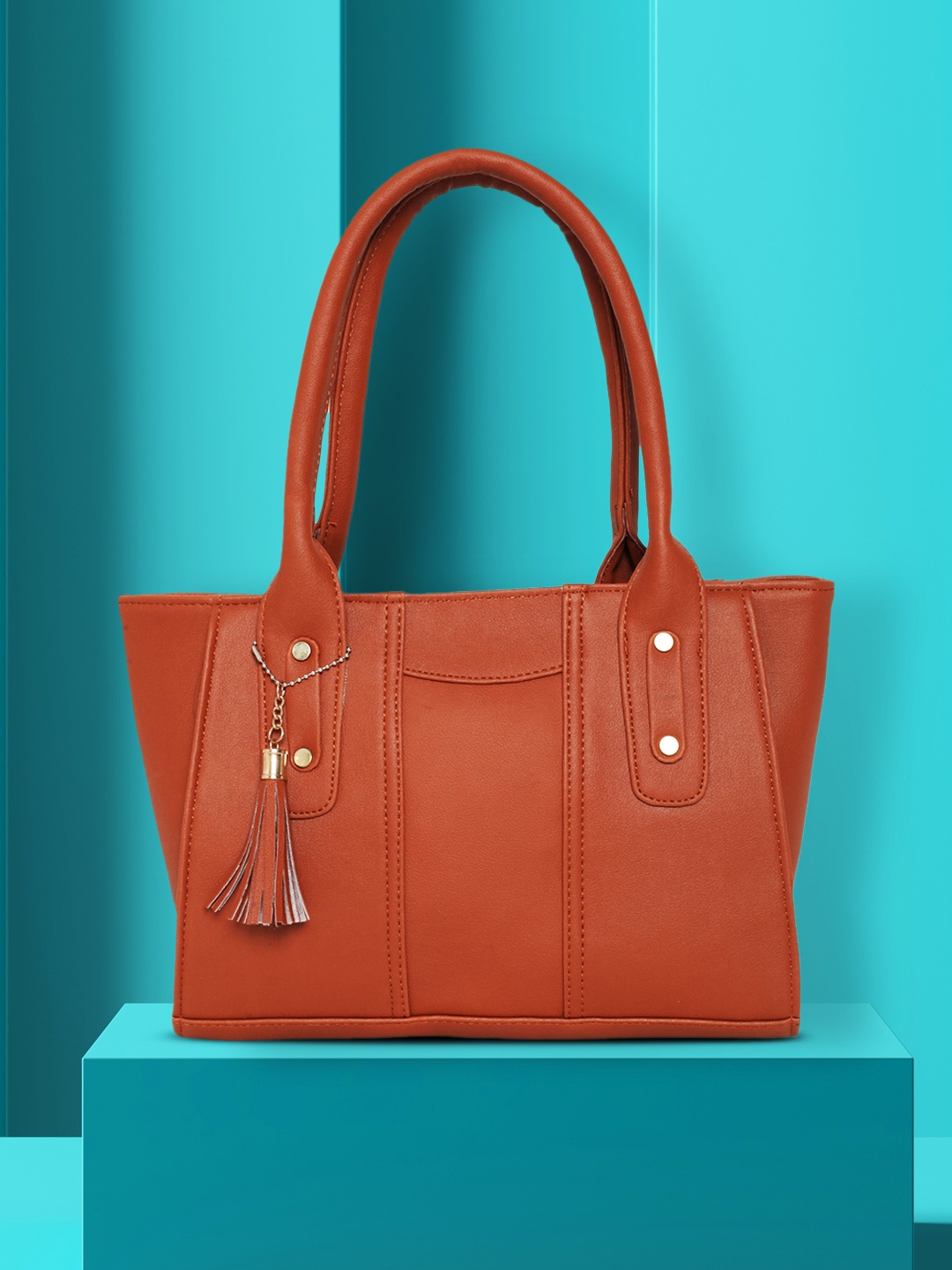 

Fostelo Women Tan Structured Shoulder Bag