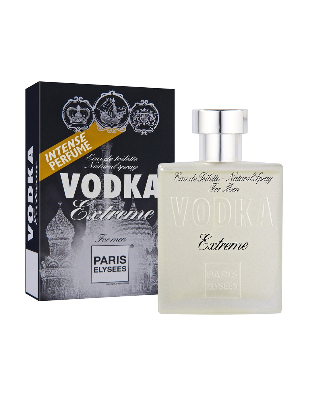 

PARIS ELYSEES Men Vodka Extreme Eau de Toilette 100 ml, White