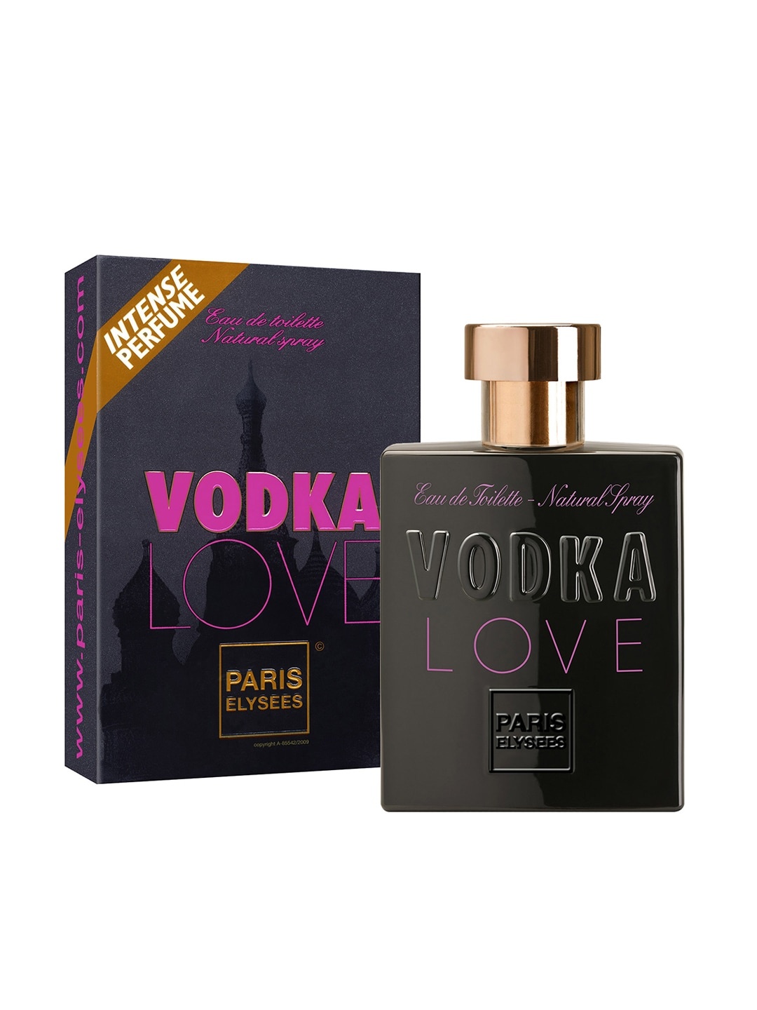 

PARIS ELYSEES Women Vodka Love Eau de Toilette 100 ml, Black