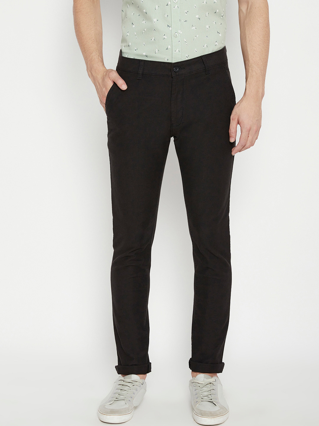 

Crimsoune Club Men Black Slim Fit Trousers