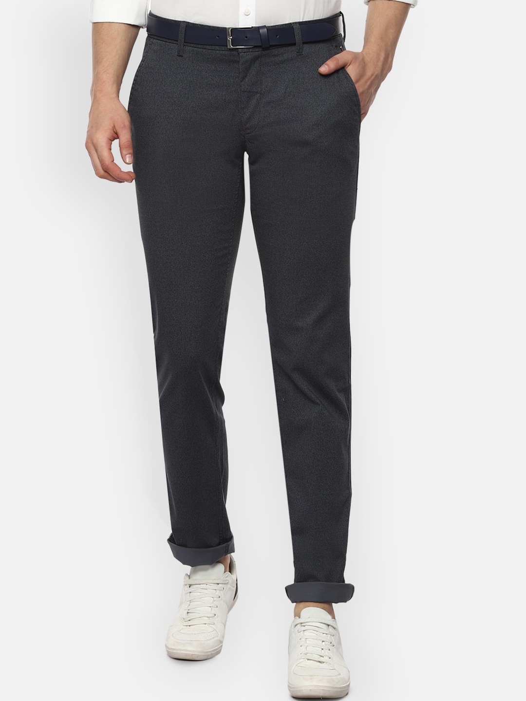 

Louis Philippe Sport Men Grey Slim Fit Trousers