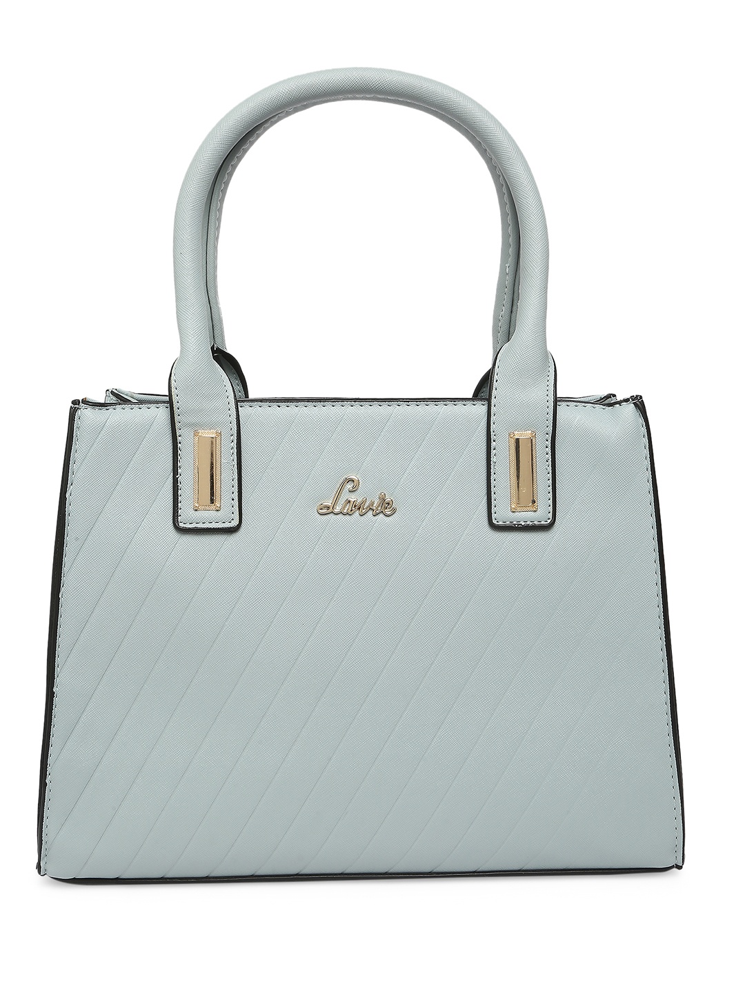 

Lavie Women Blue Quilty Satchel Bag