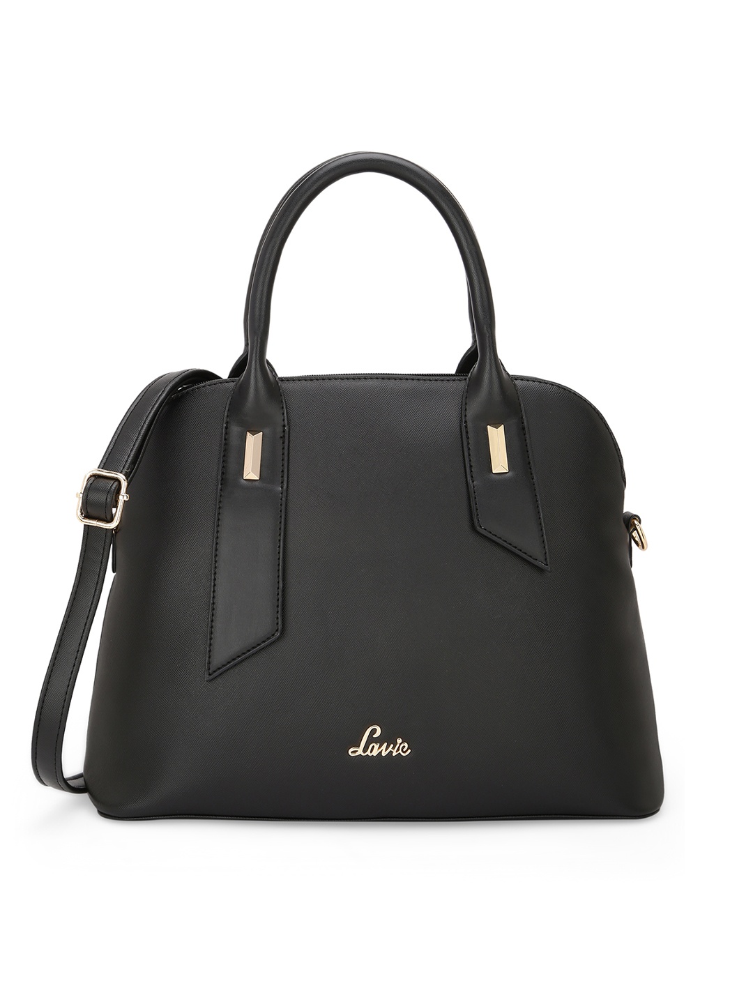 

Lavie Wurumba Women Black Large Dome Satchel Handbag