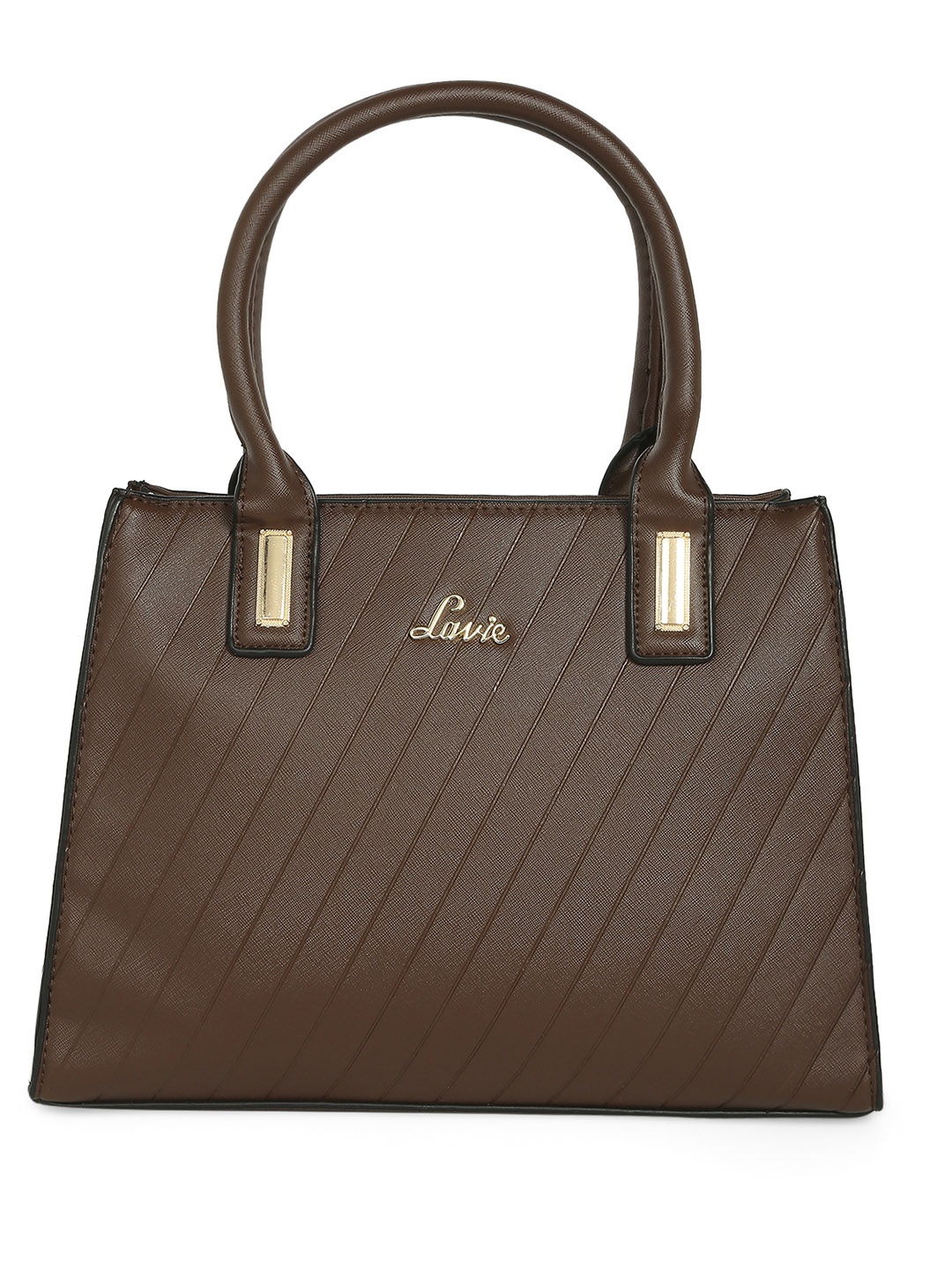 

Lavie Women Brown Quilty Satchel Bag