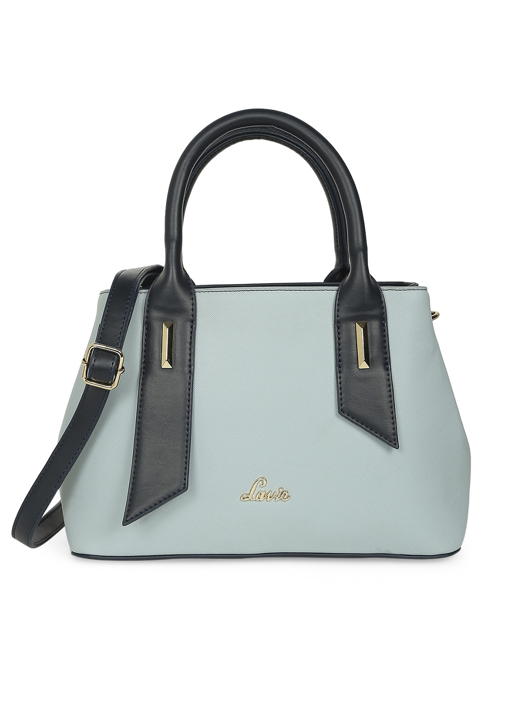 

Lavie Wurumba Women Blue PU Small 2 Compartment Satchel