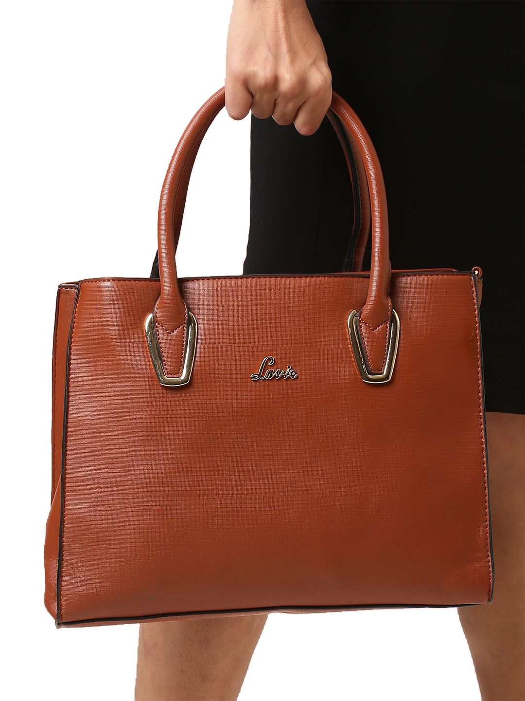 

Lavie Ketamine Women Tan Brown Solid Large Satchel Handbag