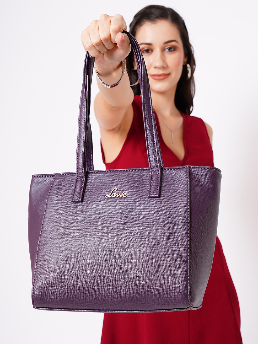 

Lavie Purple Solid Shoulder Bag