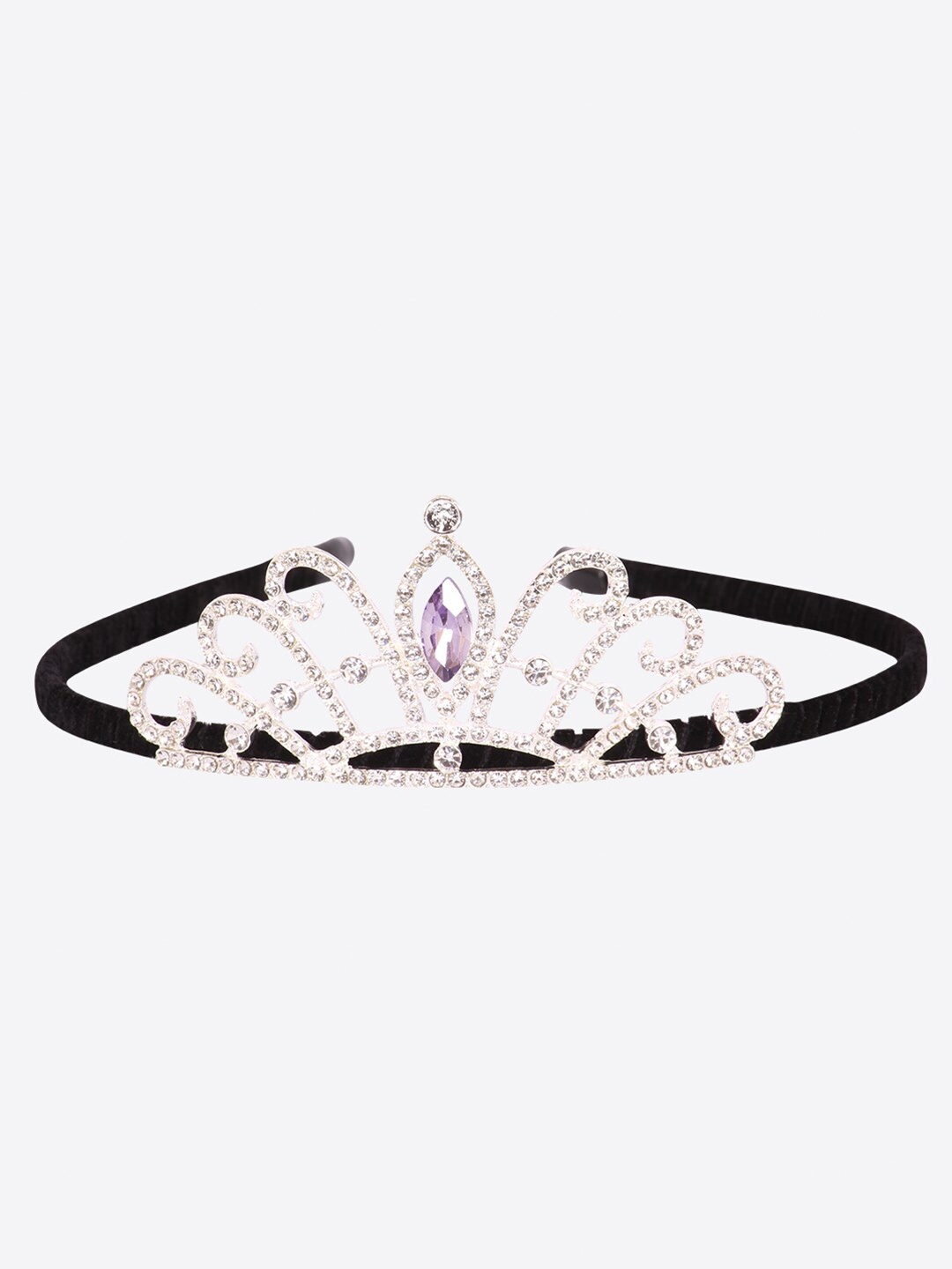 

CUTECUMBER Girls Black & White Embellished Hairband