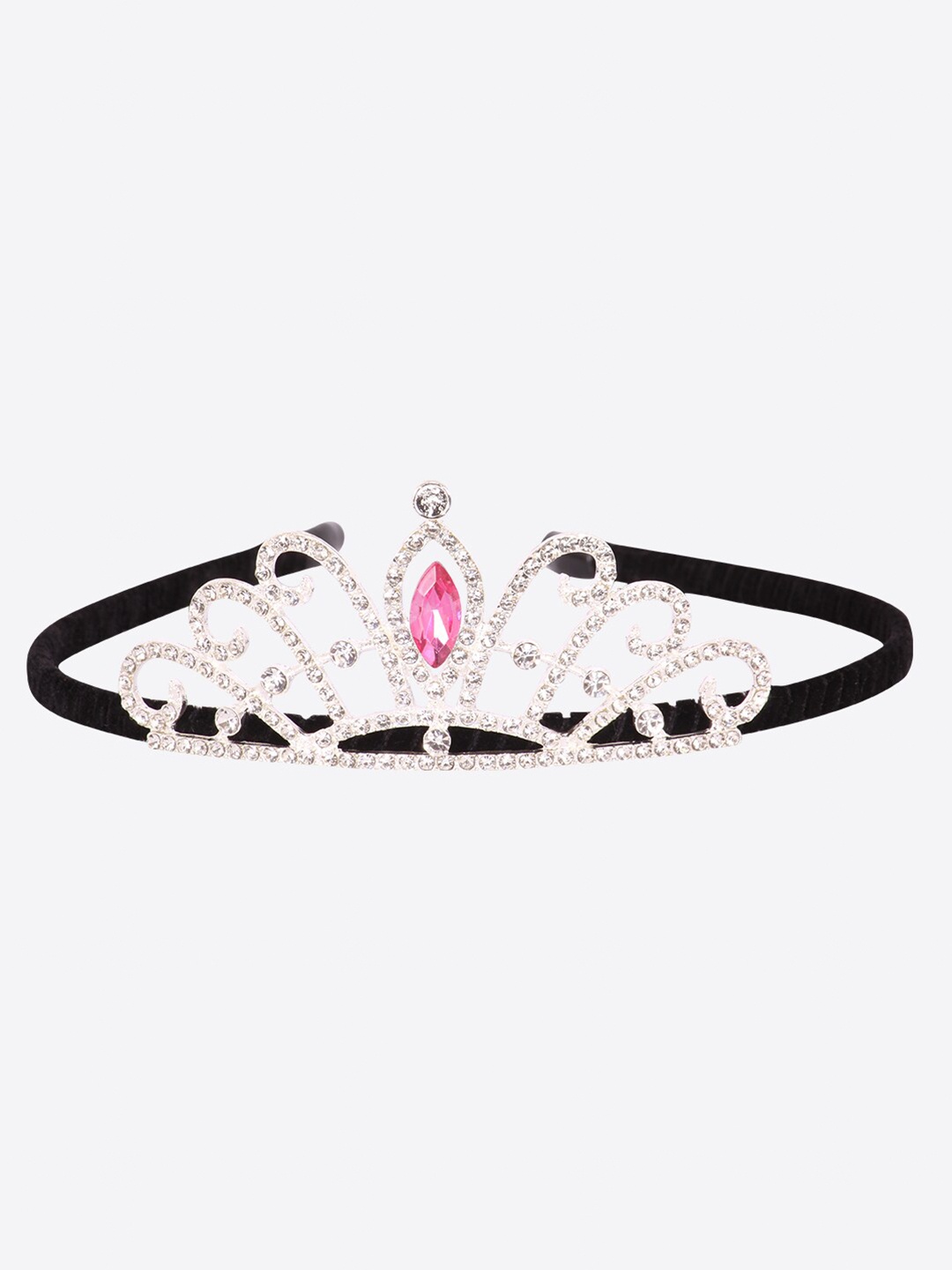

CUTECUMBER Girls Black & White Embellished Tiara